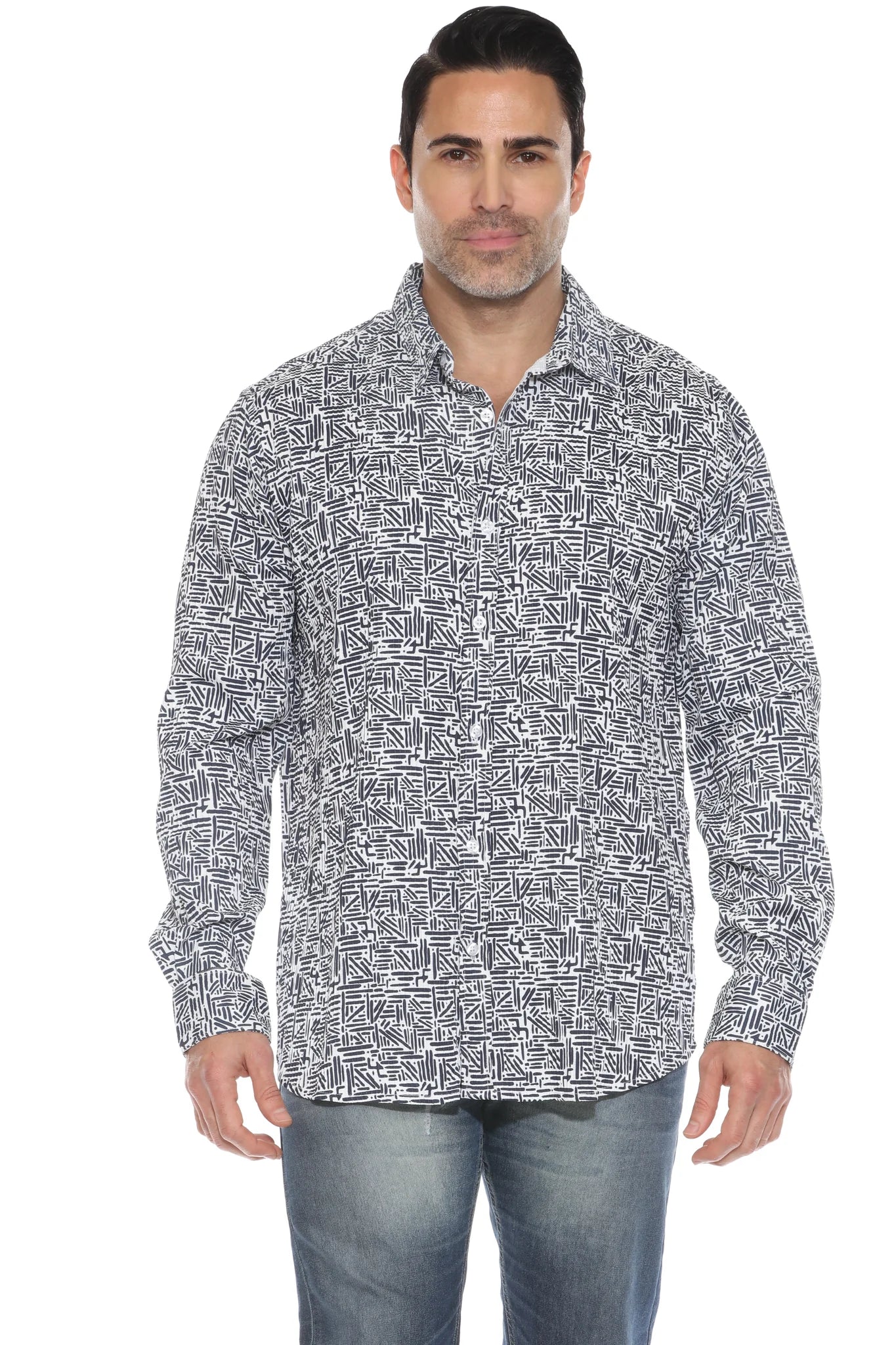 Textured Long Sleeve Shirt